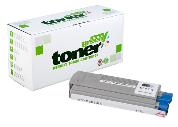 My Green Toner Zu Oki 44315320 Schwarz - Ca. 8000 Seiten-image