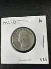 1932-D Washington Quarter - High Grade- 90% Silver - Key Date!