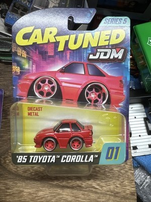 CarTuned 85 Toyota Corolla Red #01 JDM Series 5 1/64