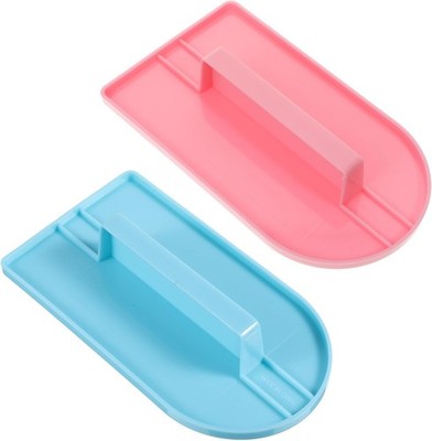 2 PCS Fondant Smoothing Tool, Cake Decoration Icing Smoother, Plastic Fondant