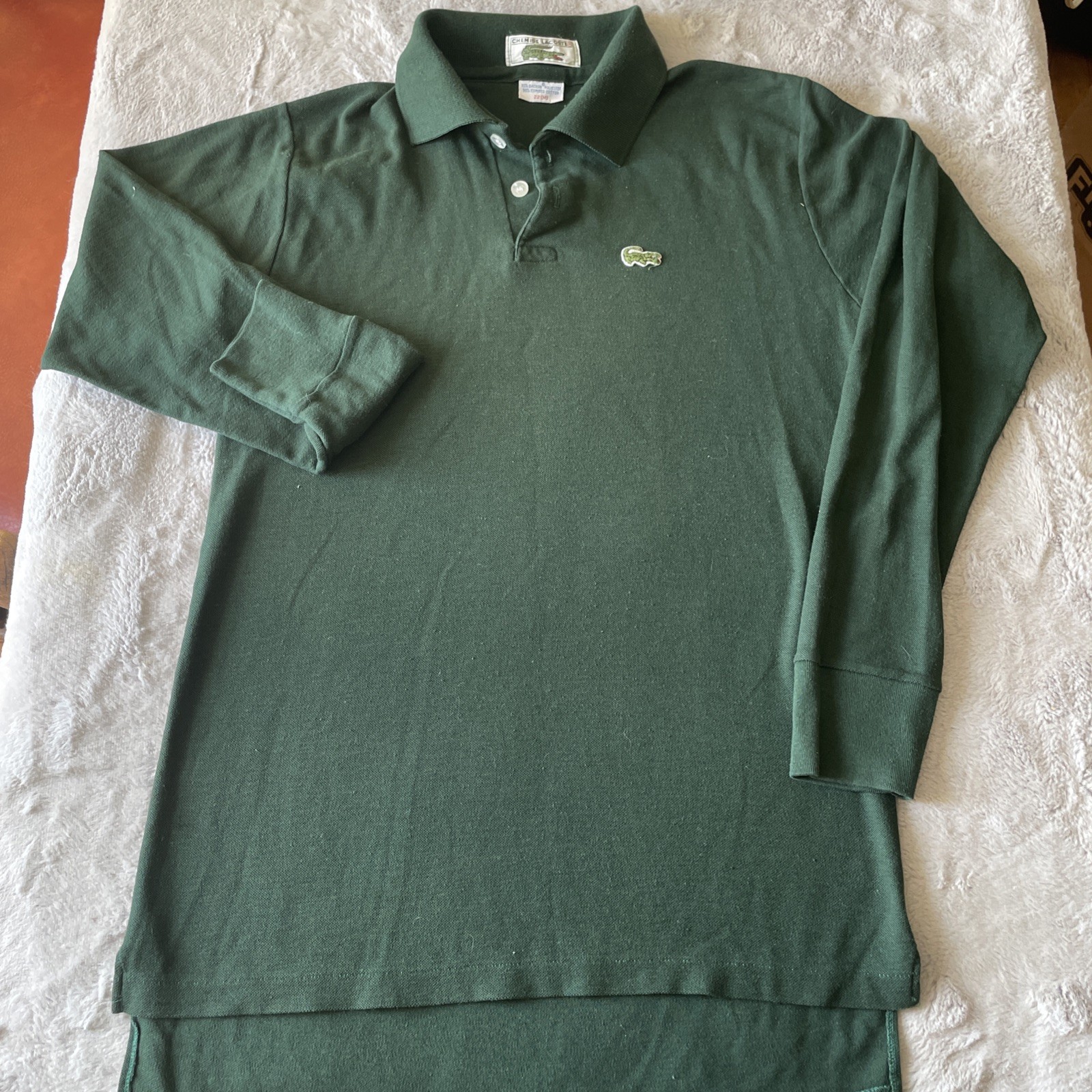 Chemise Lacoste Polo Long sleeve 22(m) Vintage Hunter Green