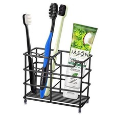 304 Stainless Steel Bathroom Toothbrush Holder Toothpaste Holder Small Black