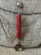 Vintage Melon Baller Wooden Handle