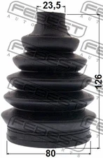 FEBEST 2010-2016 Buick LaCrosse Boot Outer CV Joint Kit 80X126X23.5 1817-ASJ