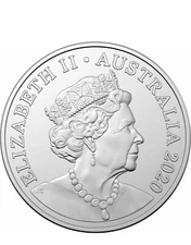 2020 Australian Five cent 5c coin, Echidna, UNC ex  Roll, Comes In 2x2