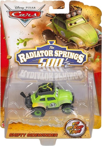 Disney Pixar Cars V The Radiator Springs 500 1/2 Shifty Sidewinder 1:55 Die Cast