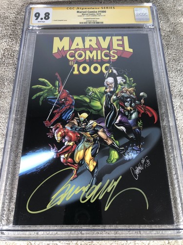 Marvel Comics 1000 CGC SS 9.8 Campbell Avengers Variant 10/19