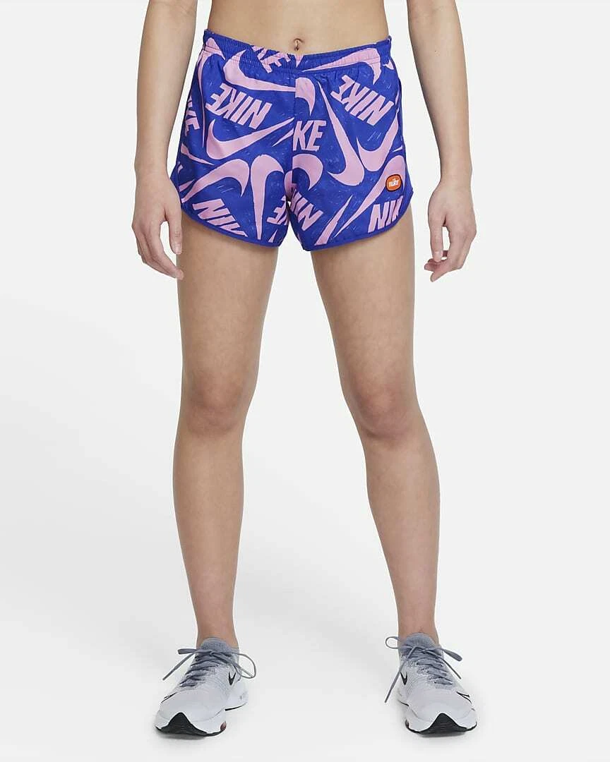 Nike Dri-FIT Tempo Big Kids’ (Girls’) Printed Running Shorts  DB5983-693-Size:XL