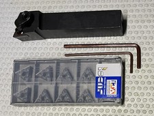 Wendeplattenhalter Schaft  16 mm  mit 10 Platten