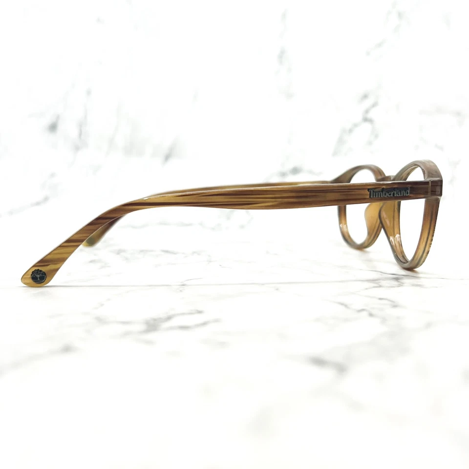 Timberland TB1538 Col.062 Anteojos Marrón Redondo Borde Completo Monturas 49-19-145 Foto 3 de 4