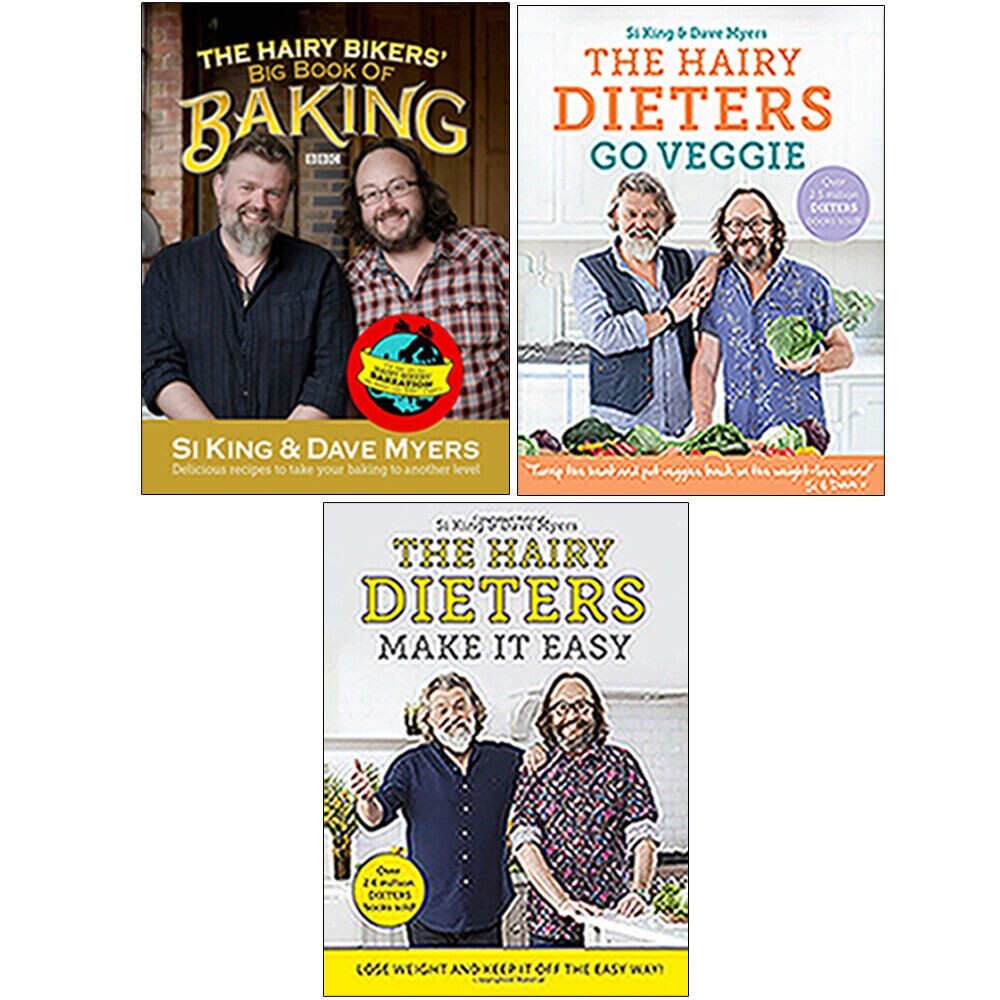 Hairy Bikers' Big Book of Baking, Go Veggie, Make It Easy 3 Books Set Paperback - Image 2
