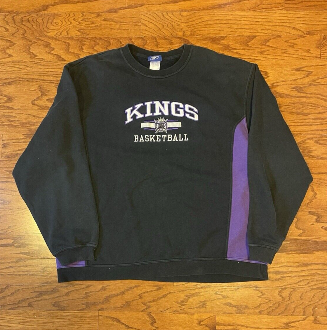 Men Sz XXL Vintage VTG Sacramento Sac Kings Reebok Pullover