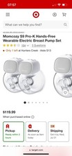 Momcozy Double S9 Pro-K Wearable Electric Breast Pump. Read Description.