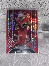 2023 Panini Rookies and Stars CRUSADE Red Plaid Prizm SP James Conner #CR-1