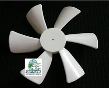RV,Camper Roof Bathroom Replacement Vent Fan 6 Blade Counterclockwise Round Bore