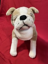 Melissa  Doug Giant English Bulldog - Lifelike Stuffed Animal 17  w/tag