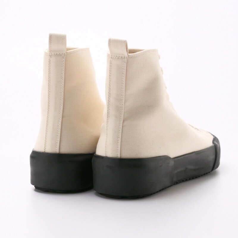 Unused item JIL SANDER sneakers Size 44 Shoes Canvas Ivory/Black  