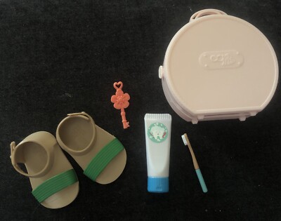 18'' doll Sandals Luggage Toothpaste Toothbrush fits Our Generation American Girl