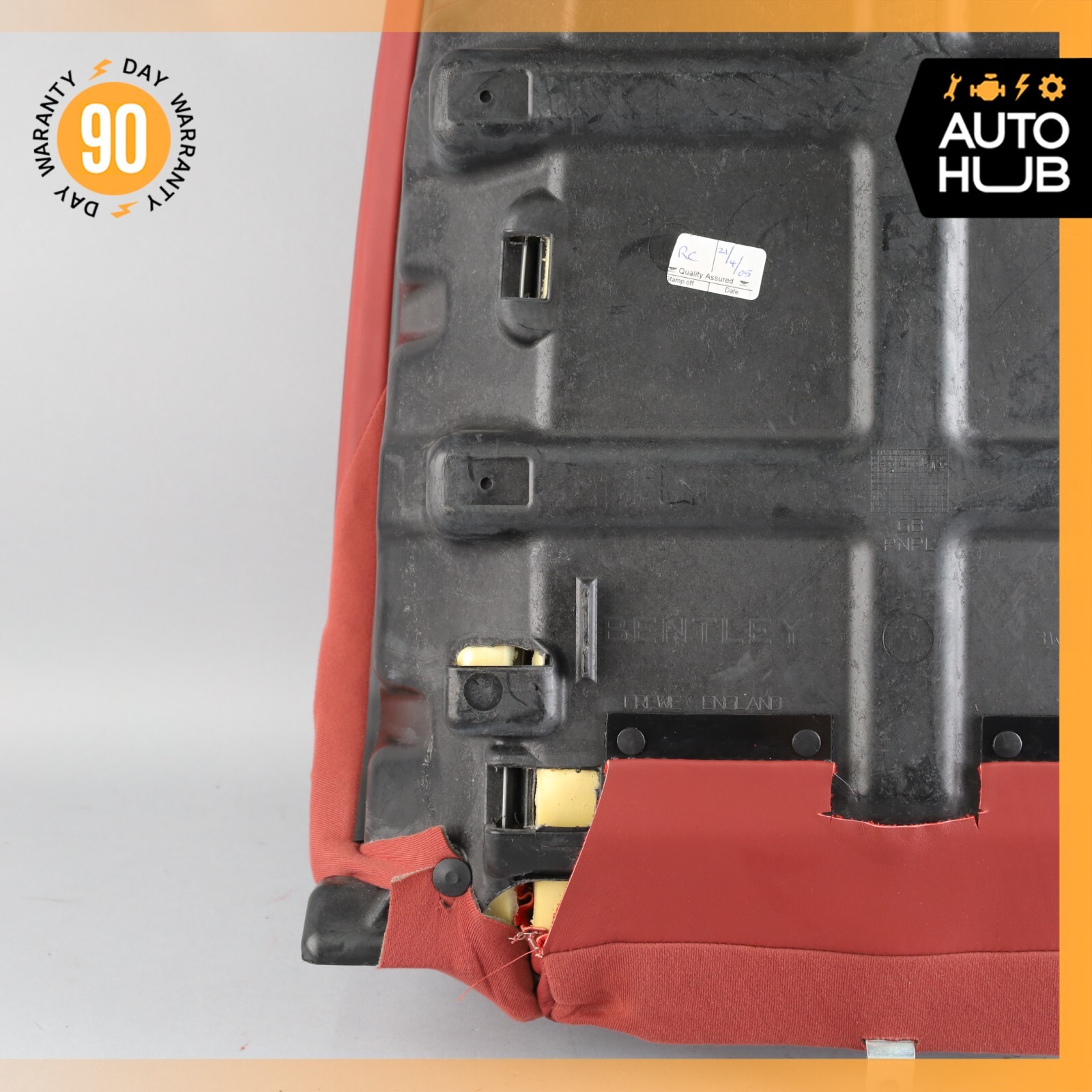 03-10 Bentley Continental GT Rear Right or Left Top Upper Seat Cushion OEM 73k