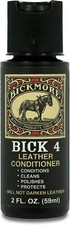 Bick 4 Leather Conditioner and Leather Cleaner 2 oz - Will Not Darken Leather...
