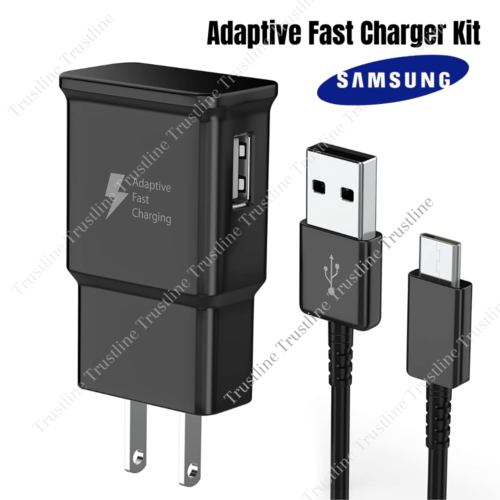 Adaptive Fast Charger Kit with USB C/Type C Cable Wall Block For Samsung Android - Picture 1 of 15