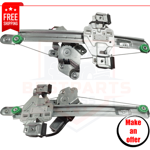 Rear Window Regulators Glass set of 2 pc for 20132016 Cadillac SRX eBay