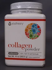 Youtheory Collagen Powder - Premium Collagen Supplement - 10 oz
