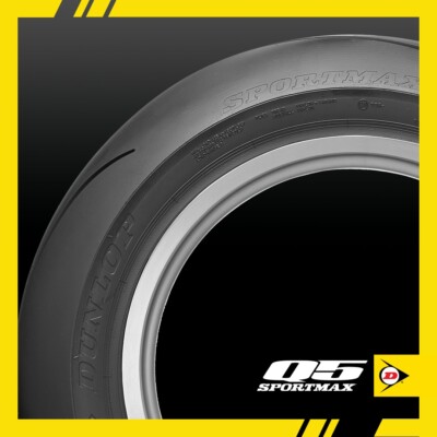DUNLOP SPORTMAX Q5S TIRE SET 120/70ZR-17 190/50ZR-17 FRONT AND