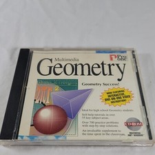 Pro One Multi Media Geometry High School Math Window Software CD-ROM Disc
