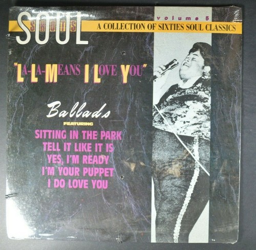SOUL SHOTS Volume 5. La La Means I Love You BALLADS v/a SOUL LP SEALED