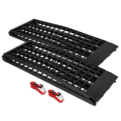 2x Auffahrrampe 274cm 800kg ATV Quad faltbar Alu Auffahrschiene Laderampe