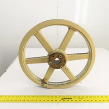 Browning 8H13 18-3/4" OD 2-Sheave Bandsaw Drive Pulley 8V Section Tannewitz G1R