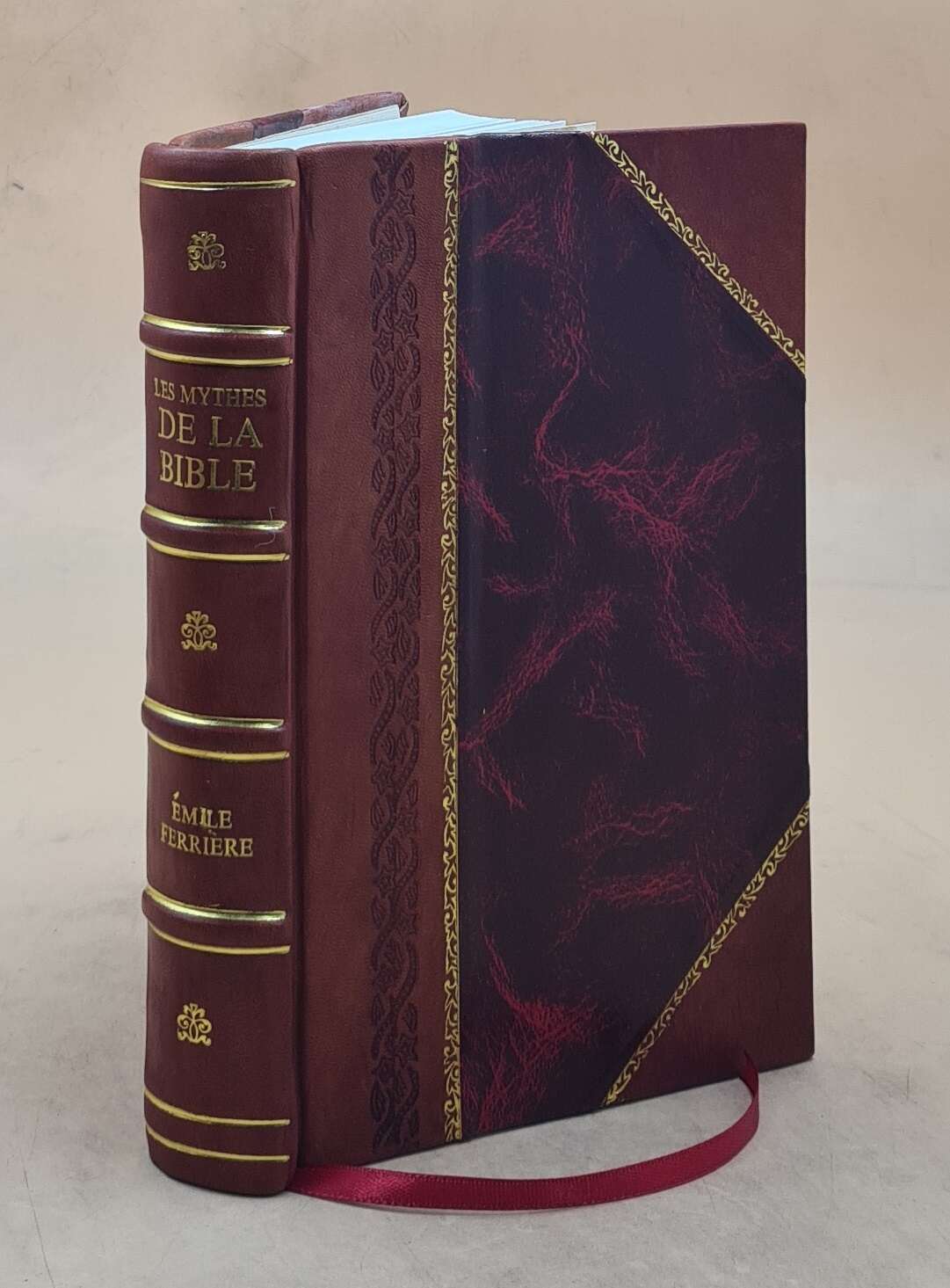 Les Mythes De La Bible 1893 By Ferri?Re, ?Mile [Leather Bound]