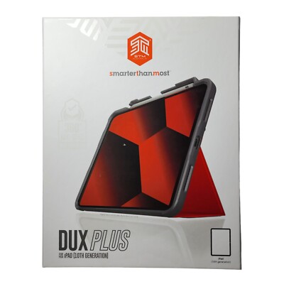 STM Dux Plus Folio Case for iPad 10th Gen 2022 Lightweight Red  STM-222-387KX-02 Australia