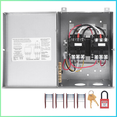 APDALE Model PD52 Automatic Transfer Relay Switch 240 VAC 50A For RV Speedboats