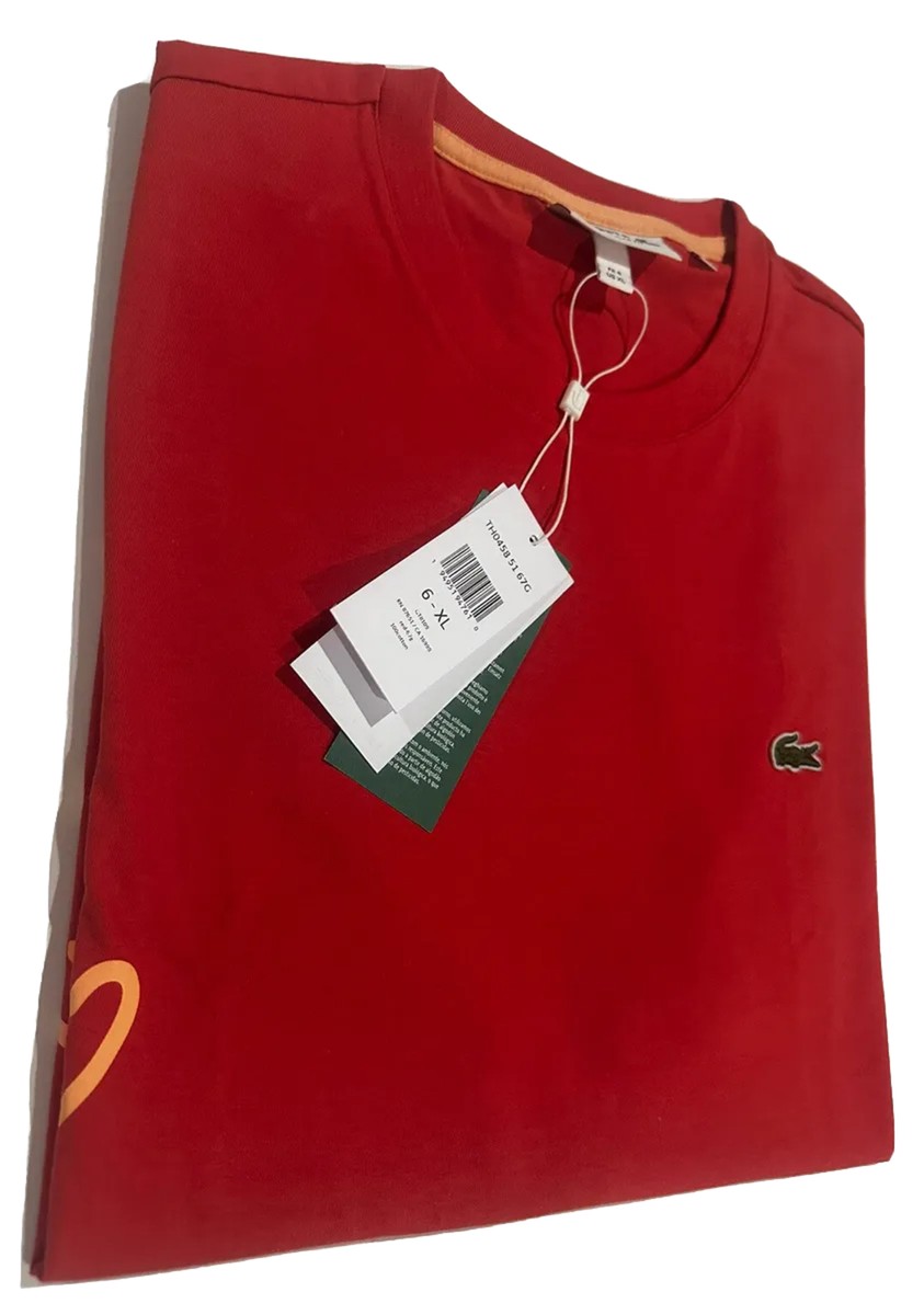 Crew Neck Th0458 Buy Lacoste Men's Big Croc Graphic T-Shirt At