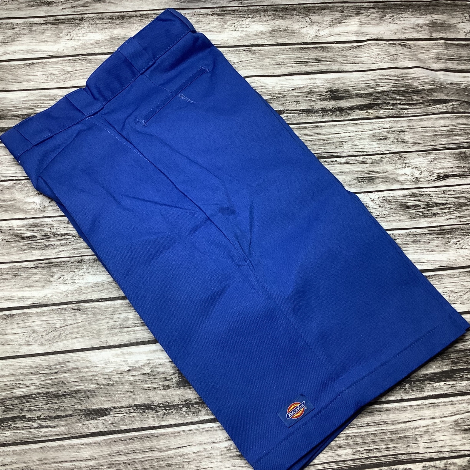 Dickies Mens Work Shorts Size 28 Royal Blue Multiuse Pocket 13” Loose