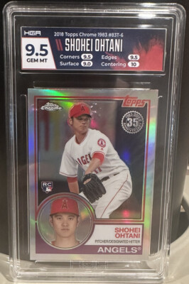 Shohei Ohtani 2018 Topps chrome 1983 35th anniversary RC rookie 