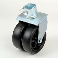 Heavy Duty 6 Dual Wheel For Trailer Jack 2000lb Capacity