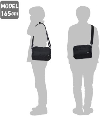 Yoshida Bag PORTER FLASH SHOULDER BAG Navy 689-05949 MADE IN JAPAN