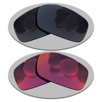 Grey Black&Midnight Sun Lenses Replacement For-Oakley X Squared OO6011 Polarized