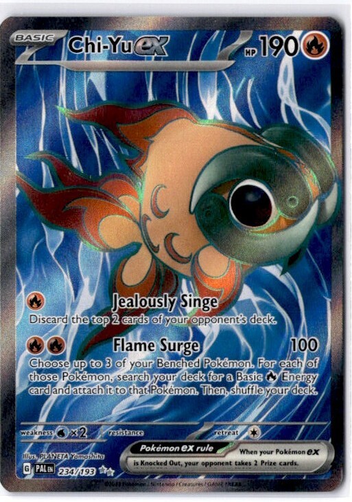 Pokemon Chi-Yu ex 234/193 - Paldea Evolved - Full Art Near Mint English