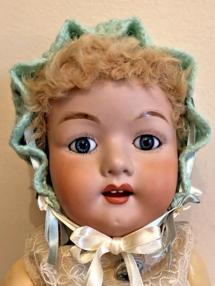 5" - Sombrero de bebé verde menta para bebés reales + muñecas grandes encantadores adornos Foto 2 de 4