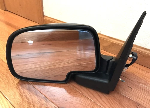 1999-2002 GMC Sierra Chevy Silverado Left Frt LH Mirror Power Adjust Manual Fold