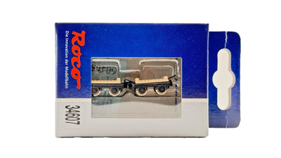ROCO HOe Scale - 34607 - Pritschenbrückenwagen - OVP