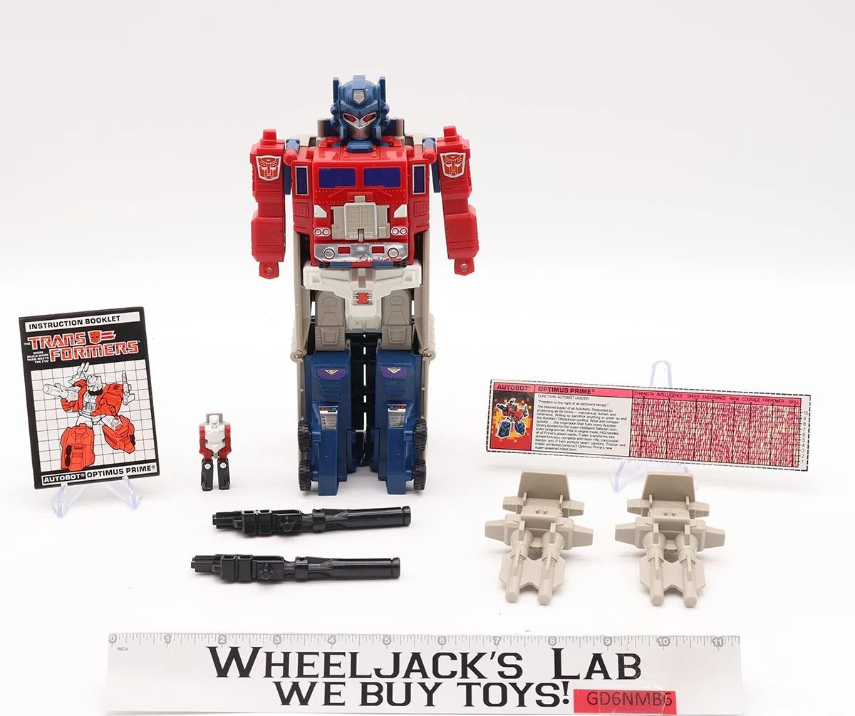 Transformers 1988 Year Manufactured Optimus Prime Transformers