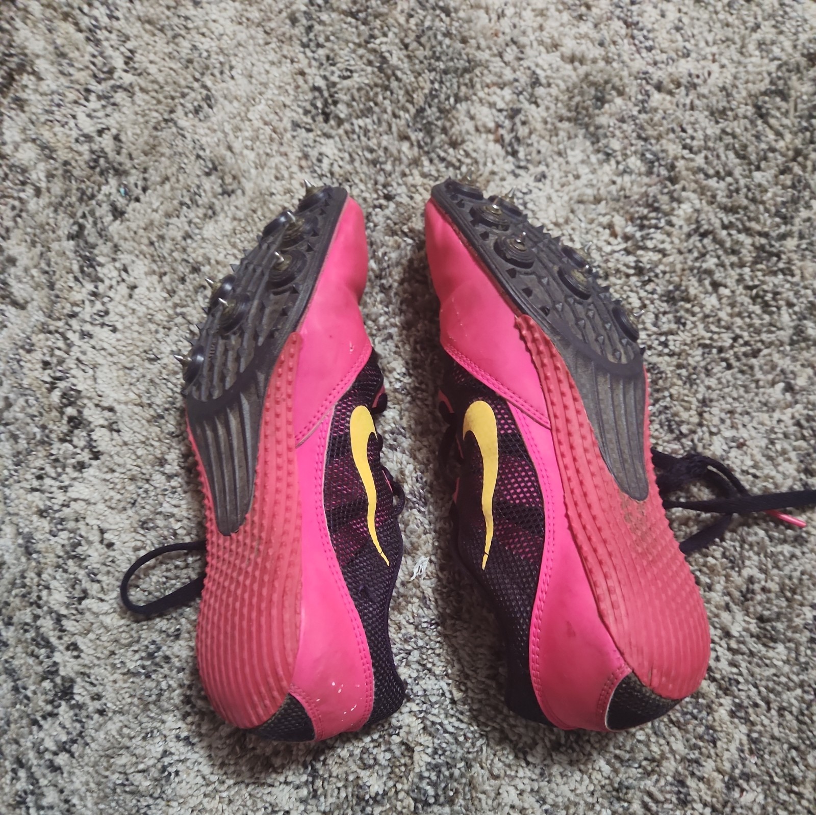 Nike Shoes Womens Rival S Pink 8 Sprint Track & Field Spikes Leather 615998-685 thumbnail 4