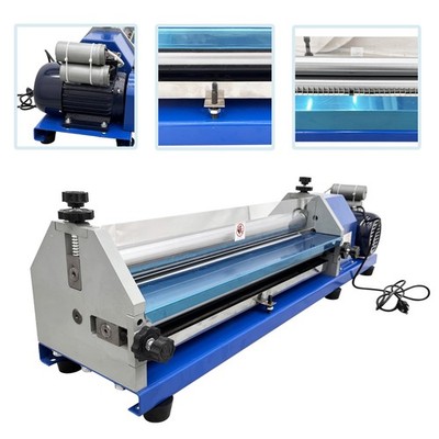 Glue Coating Machine Steel Roller Coating Width 23.6in 0.5-3mm Paper Leather