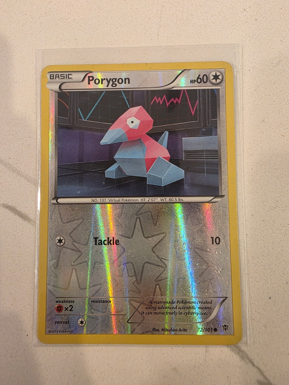 MP Porygon 72/101 Plasma Blast Reverse HOLO - Pokemon Card LP 