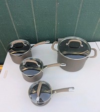 Circulon Premier Professional Hard-Anodized nonstick Cookware 8 Piece Set Pots